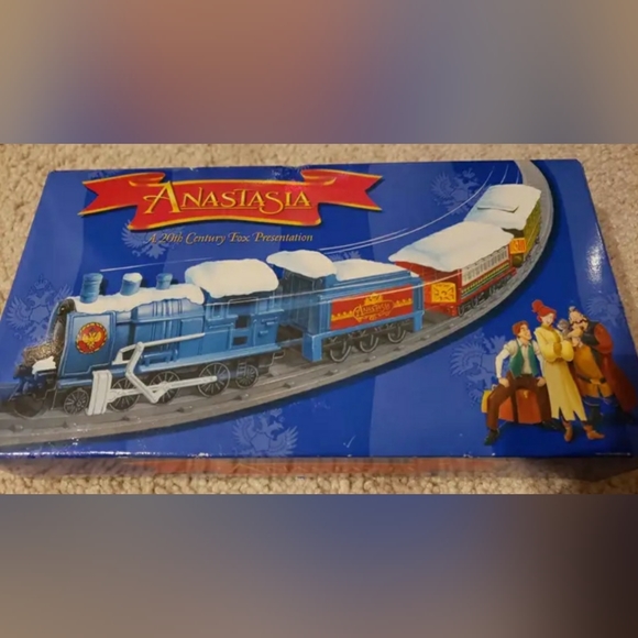 1997 Disney Anastasia Toy 4 Car Train and Railroad Track - Picture 8 of 12